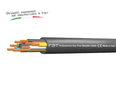 StageCore S825 OFC Speaker Cable Black, Cond.8x2.5mm PVC Flex 13,6mm (100mt reel)