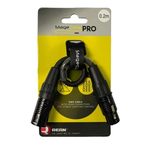 StageCore PRODMX3M-5F REAN 3 Pin Male XLR 5 Pin Female XLR, 120 ohm DMX Adaptor Cable, LU0.2