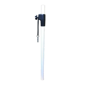 FBT Adjustable speaker pole with thread. White RAL9016
