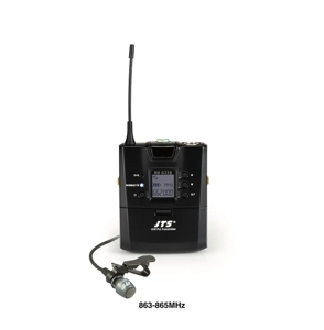 JTS Beltpack Transmitter with lapel microphone, 863-865MHz