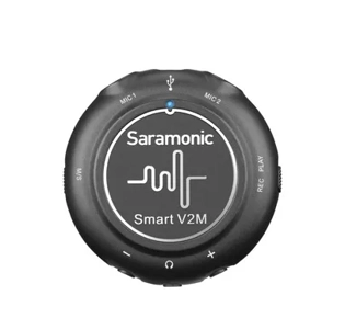 Saramonic 2-CH Audio Mixer for Android, iOS and Computers Two 3.5mm Inputs