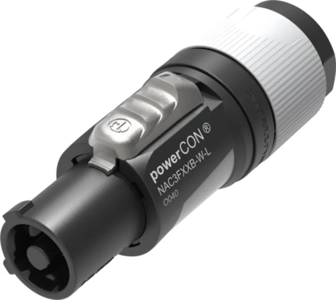 Neutrik powerCON NAC3FXXB-W-L