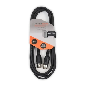 StageCore AIROH100LU3 5 pin DIN - 5 pin DIN, MIDI Audio Interconnect Signal Cable
