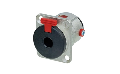 Neutrik Locking 1/4 Inch phone chassis-jack