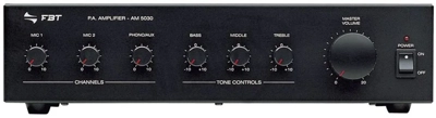 FBT Integrated amplifier - 30W - two mic inputs - low impedance 100V output
