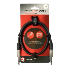 StageCore PRO161LU1BK REAN 6.35mm Jack Plug - 6.35mm Jack Plug, Audio Cable, LU1