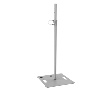 Ultimax Flat base floor stand, Max Height 182cm with 35mm fitting, 10kg base, White