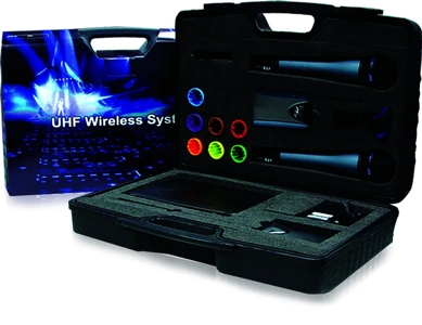 JTS ABS Carry Case for Wireless Microphone Systems