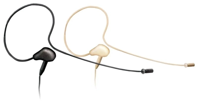 JTS Single Ear Sub-miniature Omni-directional Headset Microphone, Black