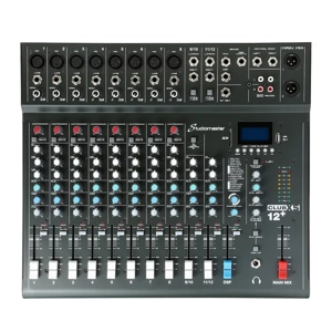 Studiomaster CLUB XS12+ 12 Channel PA Mixer with Effects & Bluetooth