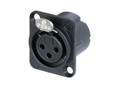 Neutrik 3 pole female receptacle