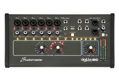 Studiomaster - 8 Input Compact Digital Mixer