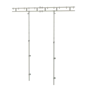 Ultimax DJ Goal Post System with Carry Bag, White (Compatible with all DJ Booths)