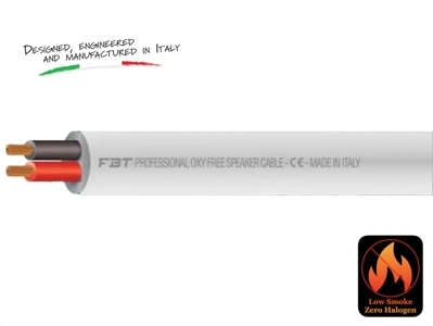 StageCore S215LSZH OFC LSZH Installation Speaker Cable, 2x1.5mm, OD5.8mm (100mt reel)