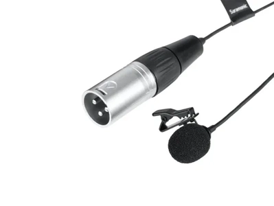 Saramonic sCardioid lavalier microphone with XLR (3-pin) connector
