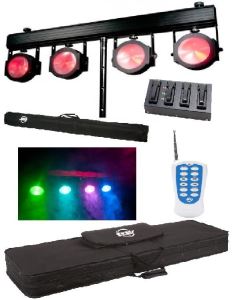 American DJ LED DOTZ TPAR DJ Band Lighting System Foot Controller Stand Bags COB PAR