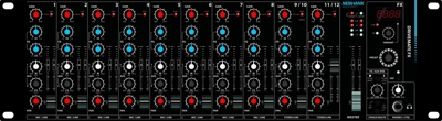 NewHank 12 Channel 19" Rack Mountable Mixer with FX