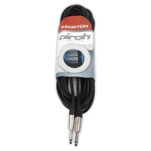 StageCore AIROH30LU10BK 6.35mm Mono Jack Plug - 6.35mm Mono Jack Plug, 2 x 1.5mm Speaker Cable