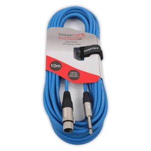StageCore CORE300LU10BL 6.35mm Mono Jack Plug - Female XLR Connector, Audio Cable