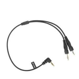 Saramonic 3.5mm dual TRS to single TRS output cables