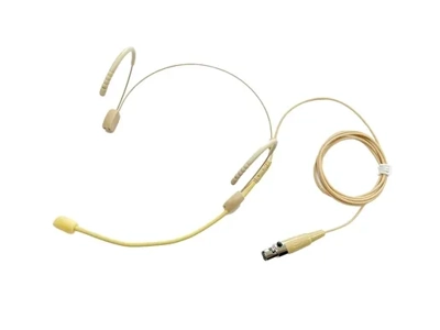 Q-Audio Headworn Microphone - Beige (TA-4 Connector)