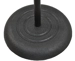 Ultimax Straight Microphone Stand with heavy, round cast-iron base