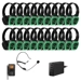 Silent Disco 20 Way Kit Including Beltback Bluetooth Transmitter and Charger