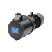 PCE Connector 32a 3p IP44 230v black