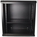 Cobra Wall Mounting Metal 19" Rack Cabinet Glass Door 12U 450mm Deep, Black, Complete Assembled