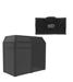 Ultimax DJ Booth supplied with black and white scrim and carry bags