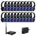 Silent Disco 20 way kit including Bluetooth transmitter and charger