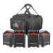 4 Chauvet DJ Freedom Par Tri-6 Pack with VIP Gear Bag