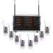 JTS UF-20 - 8 Channel Body-Pack All Racked Up System