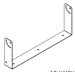 FBT AC-U 110H - Horizontal Speaker Wall Mount Bracket, RAL9016