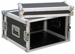 Cobra 19" 6U Standard rack case. 9/10mm plywood.  Depth: 520mm. Lids: 70mm.