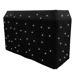 Ultimax Starcloth for DJBoothProXL, WHITE LED, Black Molton Fabric, Incl. 65W DMX 