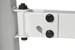 StageCore UTX 560 WHT Wall-mount heavy-duty steel Speaker bracket, WHITE