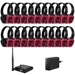 Silent Disco 20 way kit including Bluetooth transmitter and charger