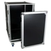 Cobra 19" 16U Standard rack case. 9/10mm plywood.  Depth: 520mm. Lids: 70mm.  W/Wheels