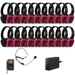 Silent Disco 20 Way Kit Including Beltback Bluetooth Transmitter and Charger