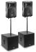 FBT JM4000 Active PA Package 4200w RMS 2x JMaxx 114A 2x Subline 118SA + Poles + Covers