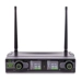 Q-Audio UHF Dual Channel Antenna Diversity HH Wireless Mic System