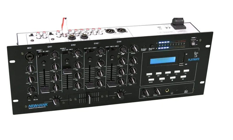 NewHank 8 Line inputs, 3 Mic, USB/SD/BlueTooth Player