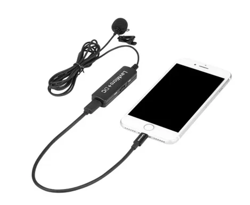 Saramonic Lavalier microphone for smartphones and computers