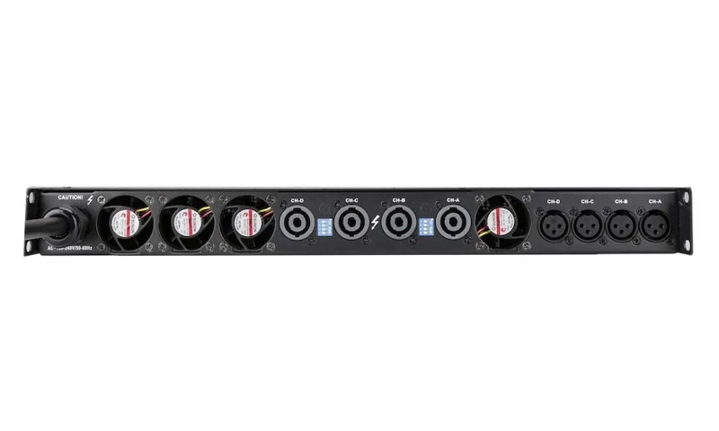Studiomaster QX2-6000 - 2 x 5100W 1U Power Amplifier