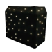 Ultimax Starcloth for DJBoothPRO, Warm White LED, Black Molton Fabric c/w 65W DMX
