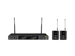 Q-Audio QWM 1970 BP UHF Dual Channel Beltpack Wireless System, 1U - 19" Rack Mount Kit Included