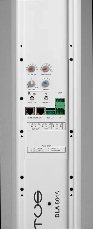 FBT DLA 804A Active Line Array Column - 8x50Wrms - 8x4? - Direct. control +30°/-30°