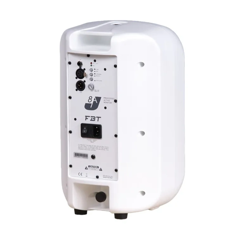 FBT J8A W 2-way Active speaker - 8" + 1" - 200Wrms+50Wrms. White RAL9016