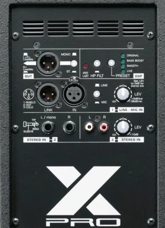 FBT X-PRO 10A Processed Active Speaker - 10" + 1" -1000Wrms- 80°Hx50°V -Plywood cab